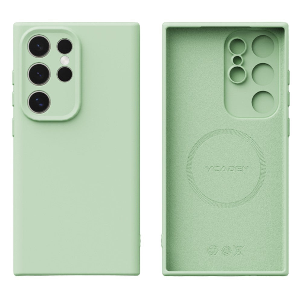 YCADEN For Samsung Galaxy S24 Ultra Magnetic Case Precise Cutouts TPU Phone Back Cover