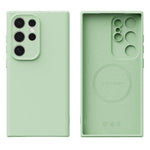 YCADEN For Samsung Galaxy S24 Ultra Magnetic Case Precise Cutouts TPU Phone Back Cover
