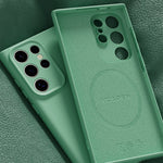 YCADEN For Samsung Galaxy S24 Ultra Magnetic Case Precise Cutouts TPU Phone Back Cover