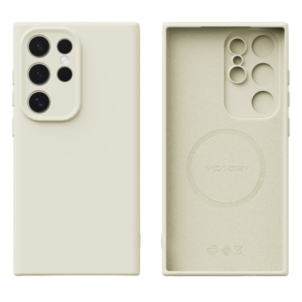 YCADEN For Samsung Galaxy S24 Ultra Magnetic Case Precise Cutouts TPU Phone Back Cover