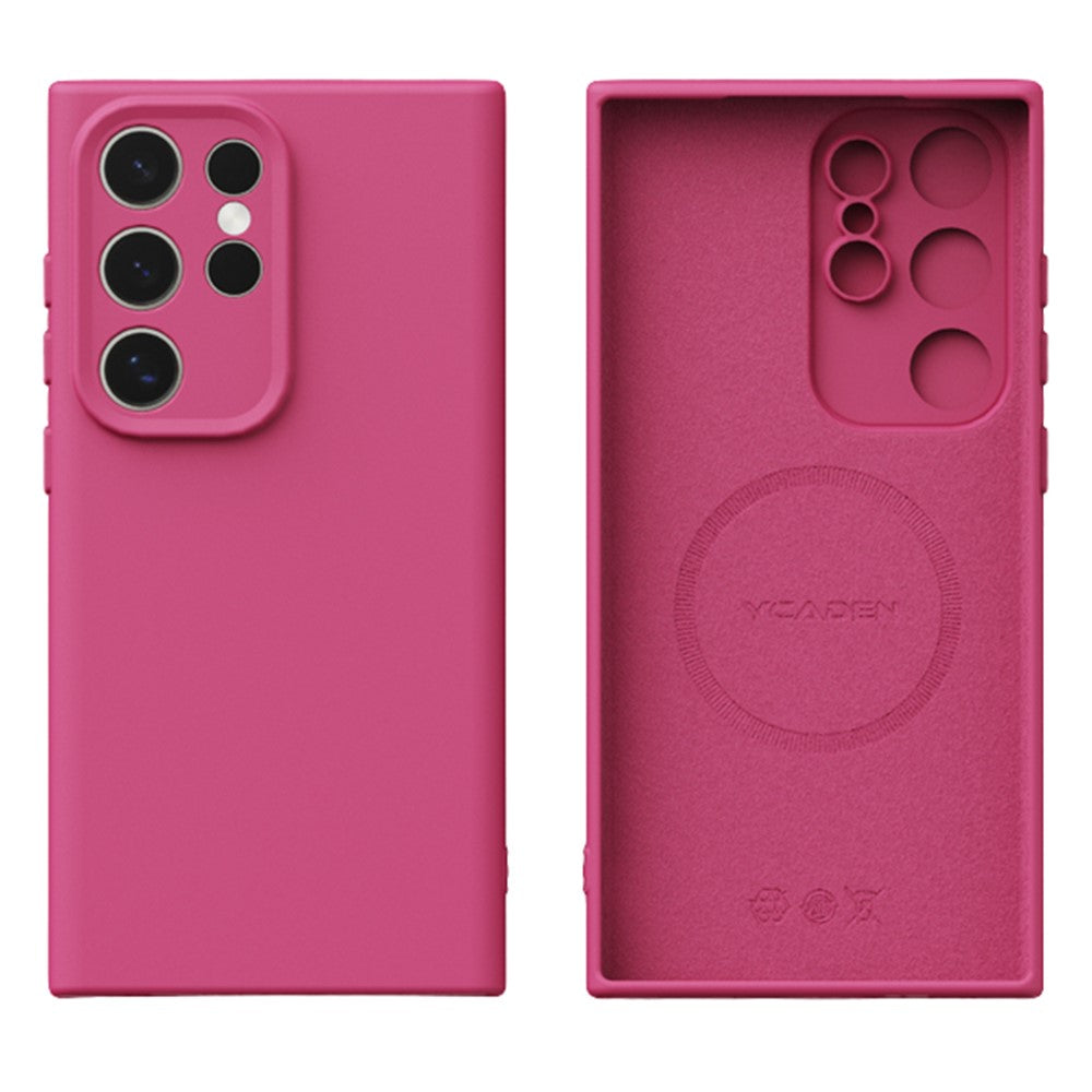 YCADEN For Samsung Galaxy S24 Ultra Magnetic Case Precise Cutouts TPU Phone Back Cover