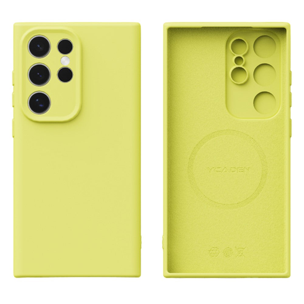 YCADEN For Samsung Galaxy S24 Ultra Magnetic Case Precise Cutouts TPU Phone Back Cover