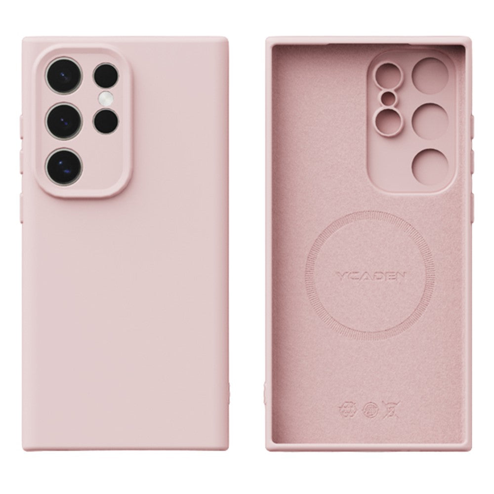YCADEN For Samsung Galaxy S24 Ultra Magnetic Case Precise Cutouts TPU Phone Back Cover