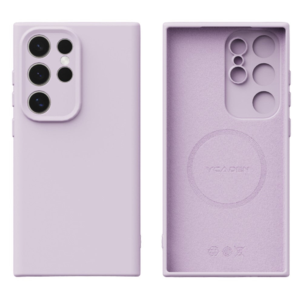 YCADEN For Samsung Galaxy S24 Ultra Magnetic Case Precise Cutouts TPU Phone Back Cover