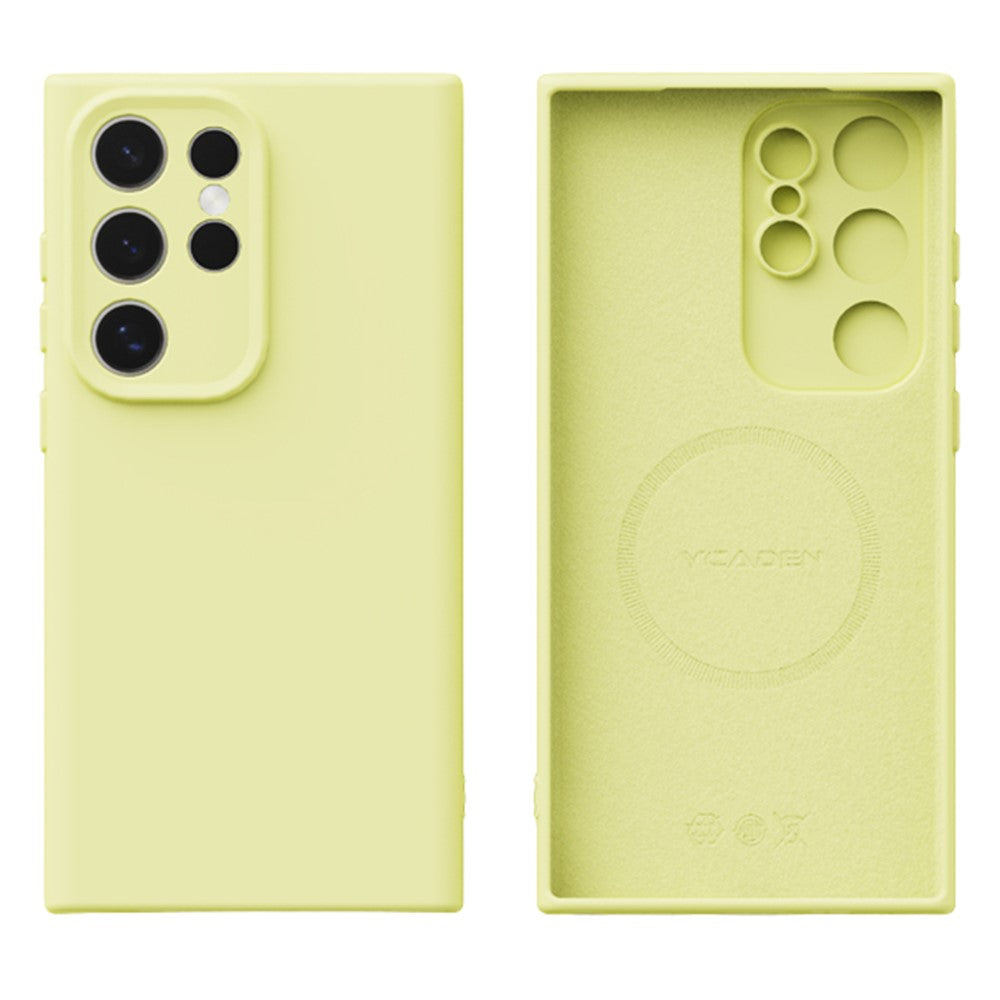 YCADEN For Samsung Galaxy S24 Ultra Magnetic Case Precise Cutouts TPU Phone Back Cover
