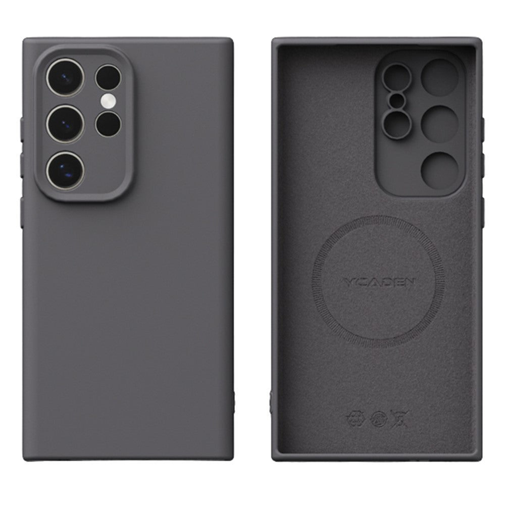 YCADEN For Samsung Galaxy S24 Ultra Magnetic Case Precise Cutouts TPU Phone Back Cover