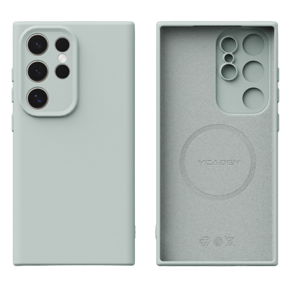 YCADEN For Samsung Galaxy S24 Ultra Magnetic Case Precise Cutouts TPU Phone Back Cover