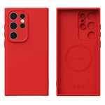 YCADEN For Samsung Galaxy S24 Ultra Magnetic Case Precise Cutouts TPU Phone Back Cover