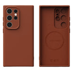 YCADEN For Samsung Galaxy S24 Ultra Magnetic Case Precise Cutouts TPU Phone Back Cover