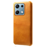 For Xiaomi Redmi Note 14S 4G Case Calf Texture PU Leather Hard PC Protective Phone Cover