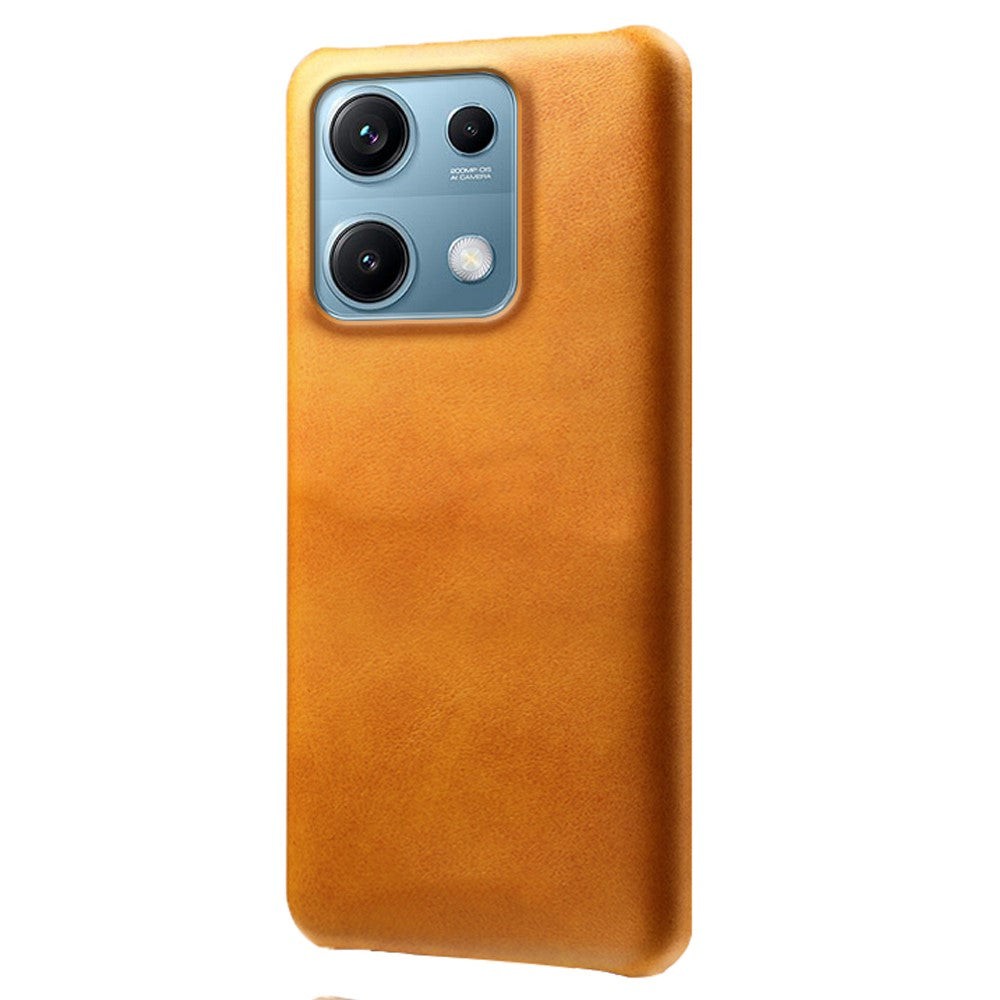 For Xiaomi Redmi Note 14S 4G Case Calf Texture PU Leather Hard PC Protective Phone Cover