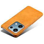 Xiaomi Redmi Note 14S 4G-skal, kalvstruktur, PU-läder, hårt PC-skyddande mobilskal