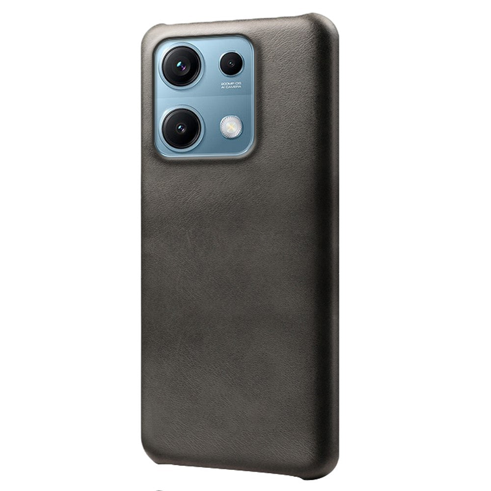 For Xiaomi Redmi Note 14S 4G Case Calf Texture PU Leather Hard PC Protective Phone Cover