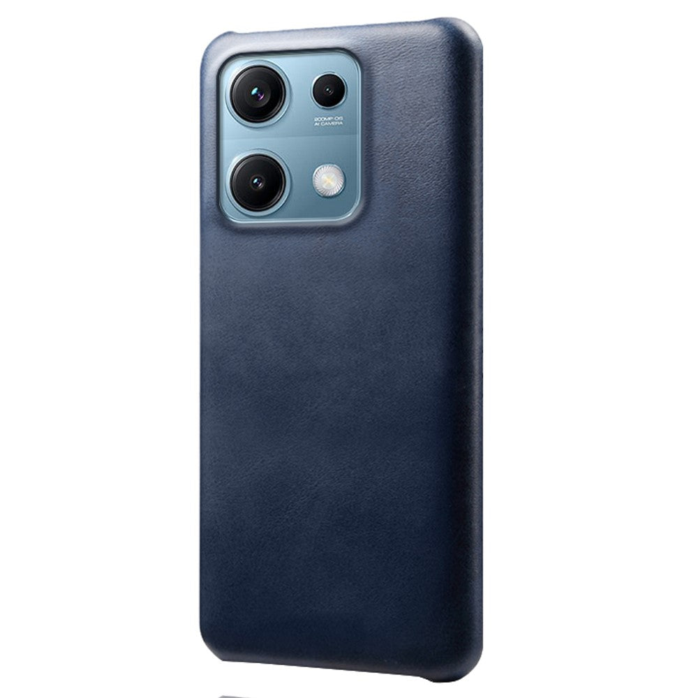 Xiaomi Redmi Note 14S 4G-skal, kalvstruktur, PU-läder, hårt PC-skyddande mobilskal