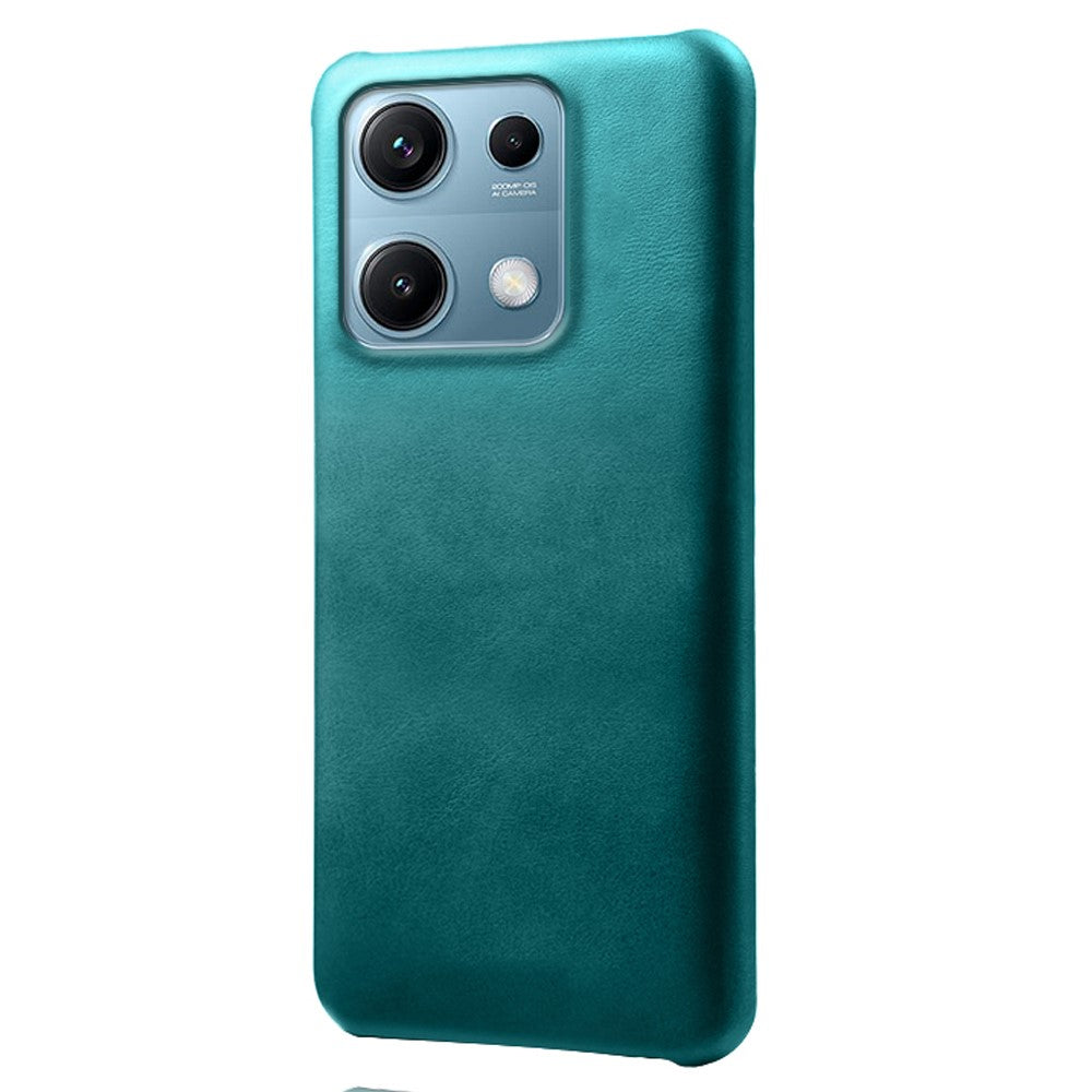 For Xiaomi Redmi Note 14S 4G Case Calf Texture PU Leather Hard PC Protective Phone Cover