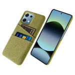 For Xiaomi Redmi Note 14S 4G Case Cloth + Hard PC Phone Cover with Dual Card Slots