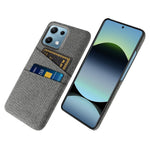 For Xiaomi Redmi Note 14S 4G Case Cloth + Hard PC Phone Cover with Dual Card Slots