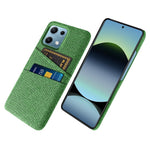 For Xiaomi Redmi Note 14S 4G Case Cloth + Hard PC Phone Cover with Dual Card Slots