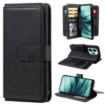 For Xiaomi Poco M7 Pro 5G / Xiaomi Redmi Note 14 5G Leather Case with 10 Card Holder Phone Cover Stand