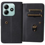 For Xiaomi Poco M7 Pro 5G / Xiaomi Redmi Note 14 5G Leather Case with 10 Card Holder Phone Cover Stand