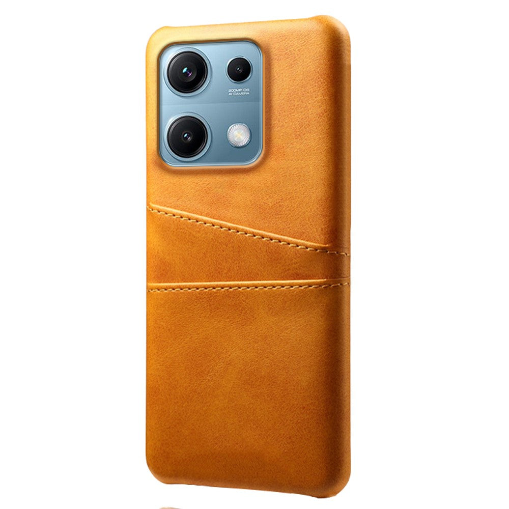 For Xiaomi Redmi Note 14S 4G Case Dual Card Slots PU Leather + Hard PC Phone Cover