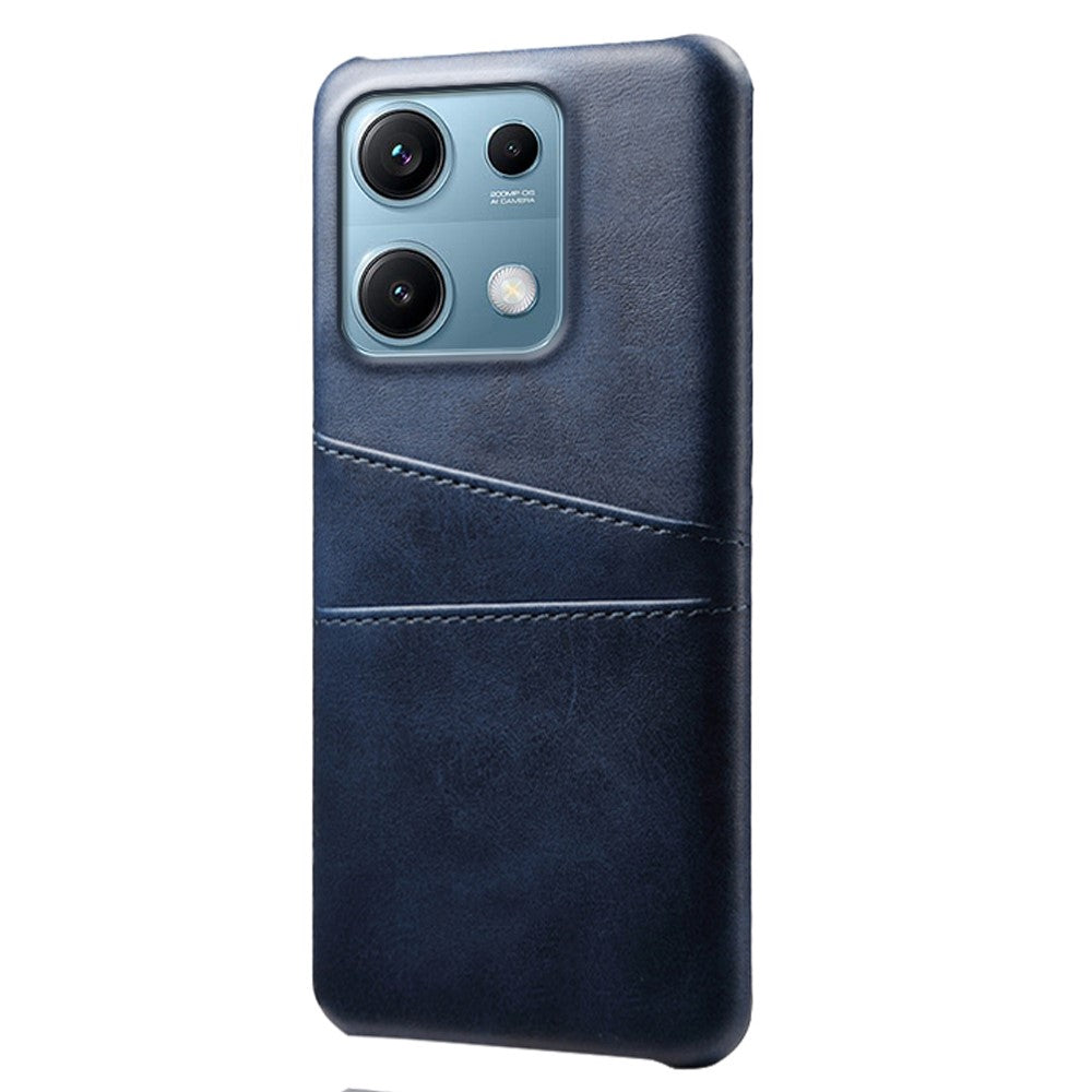 For Xiaomi Redmi Note 14S 4G Case Dual Card Slots PU Leather + Hard PC Phone Cover