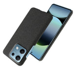 For Xiaomi Redmi Note 14S 4G Phone Case Cloth Texture Anti-Scratch Protective PC Back Cover