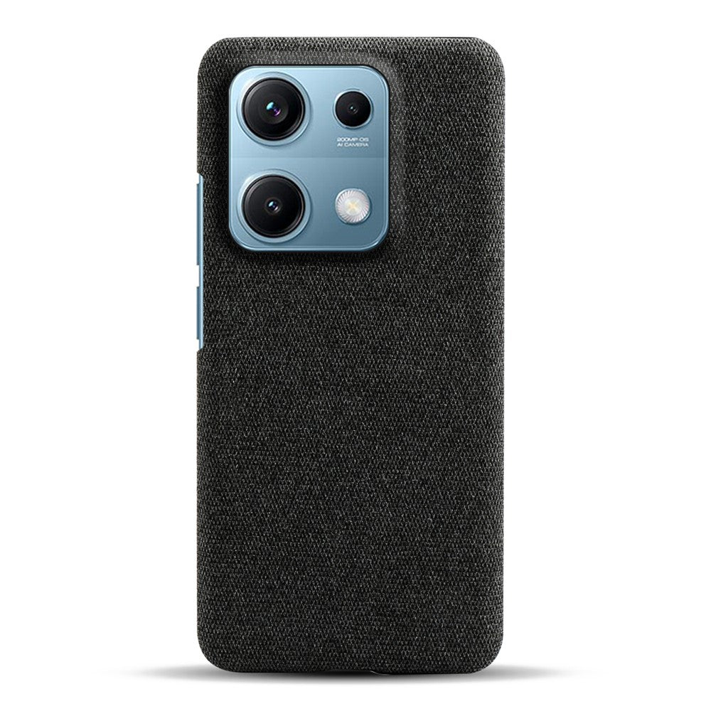 For Xiaomi Redmi Note 14S 4G Phone Case Cloth Texture Anti-Scratch Protective PC Back Cover