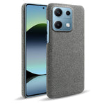 For Xiaomi Redmi Note 14S 4G Phone Case Cloth Texture Anti-Scratch Protective PC Back Cover