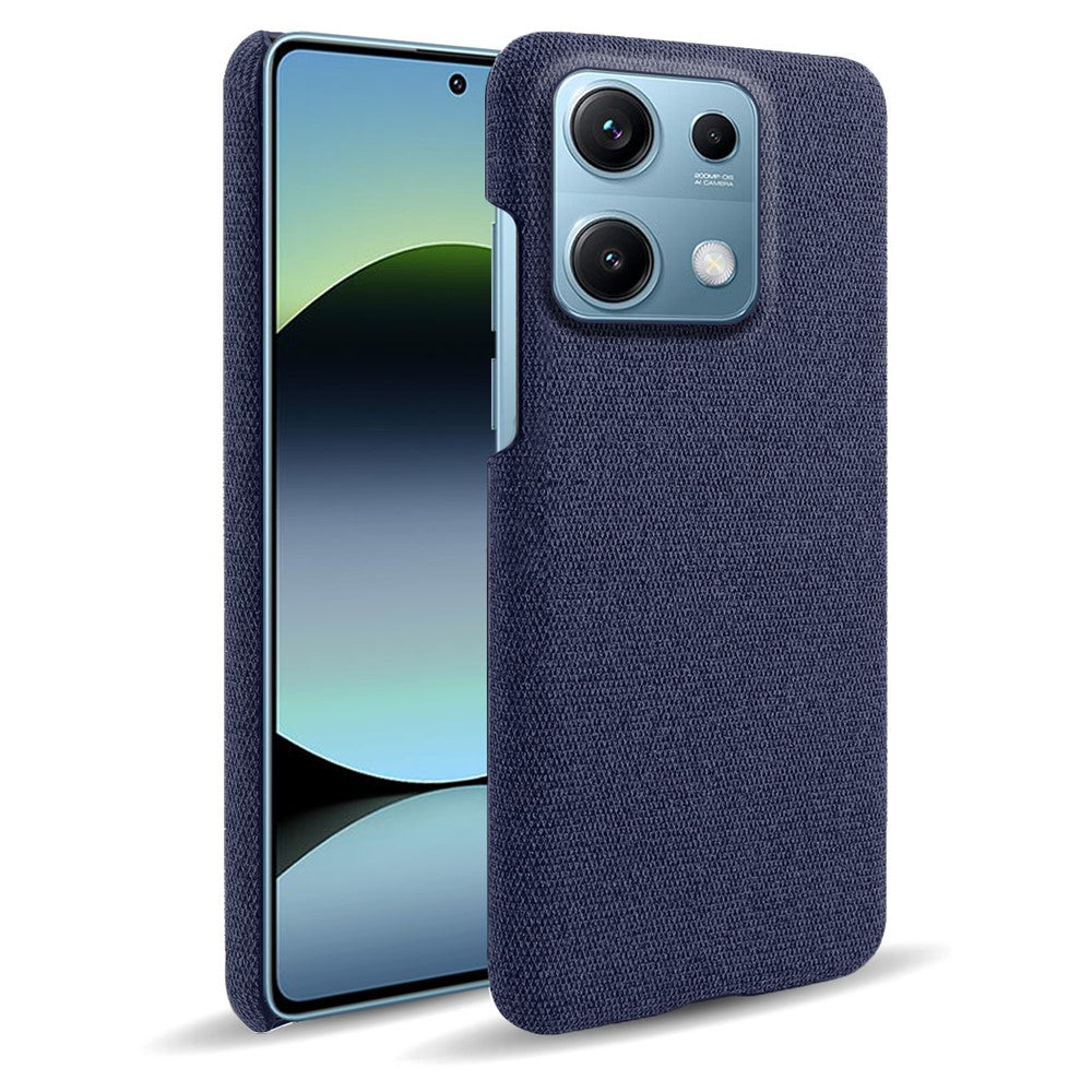 For Xiaomi Redmi Note 14S 4G Phone Case Cloth Texture Anti-Scratch Protective PC Back Cover