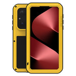 LOVE MEI For Huawei Pura 80 Case Tempered Glass Screen Protector Metal + Silicone Phone Cover
