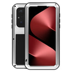LOVE MEI For Huawei Pura 80 Case Tempered Glass Screen Protector Metal + Silicone Phone Cover