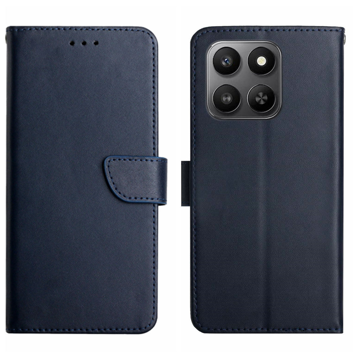 For Honor 400 Smart 5G / 4G / X7d 4G cover ægte okselæder telefoncover Nappa tekstur