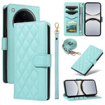 For Oppo Find X8 Pro 5G / Oppo Find X8 5G Wallet Case Rhombus Leather Phone Cover with Strap