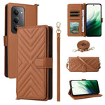 For Xiaomi Redmi 15 4G (EU) (171mm) Case with Shoulder / Wrist Strap Leather Phone Cover Stand Wallet