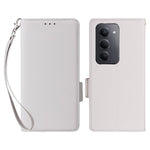 For Xiaomi Redmi 15 4G (EU) (171mm) Case with Wrist Strap Litchi Texture PU Leather Wallet Phone Cover