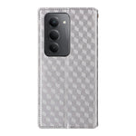 Xiaomi Redmi 15 4G (EU) (171mm) Plånboksfodral med rombpräglad lädermobil
