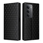 Xiaomi Redmi 15 4G (EU) (171mm) Plånboksfodral med rombpräglad lädermobil