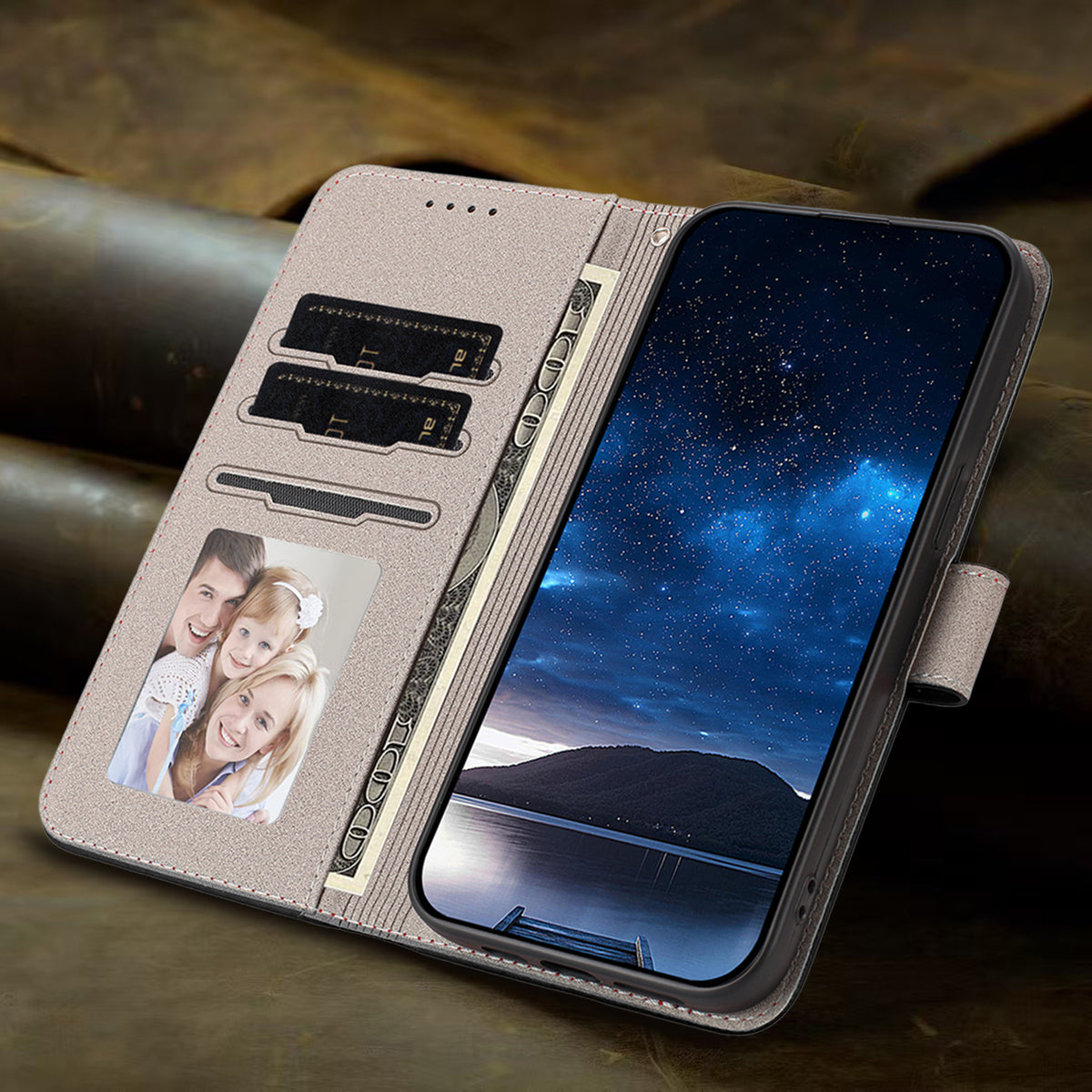 For Xiaomi Redmi Note 14 5G (China) / Xiaomi Poco M7 Pro 5G / Xiaomi Redmi Note 14 5G Leather Case Solid Color Phone Cover with Wallet