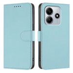For Xiaomi Redmi Note 14 5G (China) / Xiaomi Poco M7 Pro 5G / Xiaomi Redmi Note 14 5G Leather Case Solid Color Phone Cover with Wallet