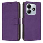 For Xiaomi Redmi Note 14 5G (China) / Xiaomi Poco M7 Pro 5G / Xiaomi Redmi Note 14 5G Leather Case Solid Color Phone Cover with Wallet
