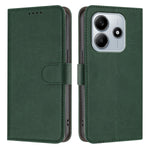 For Xiaomi Redmi Note 14 5G (China) / Xiaomi Poco M7 Pro 5G / Xiaomi Redmi Note 14 5G Leather Case Solid Color Phone Cover with Wallet