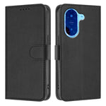 For Xiaomi Redmi A5 NFC (EU) (173.45mm) Leather Case Solid Color Phone Cover with Wallet