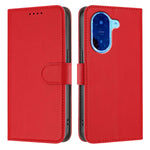 For Xiaomi Redmi A5 NFC (EU) (173.45mm) Leather Case Solid Color Phone Cover with Wallet