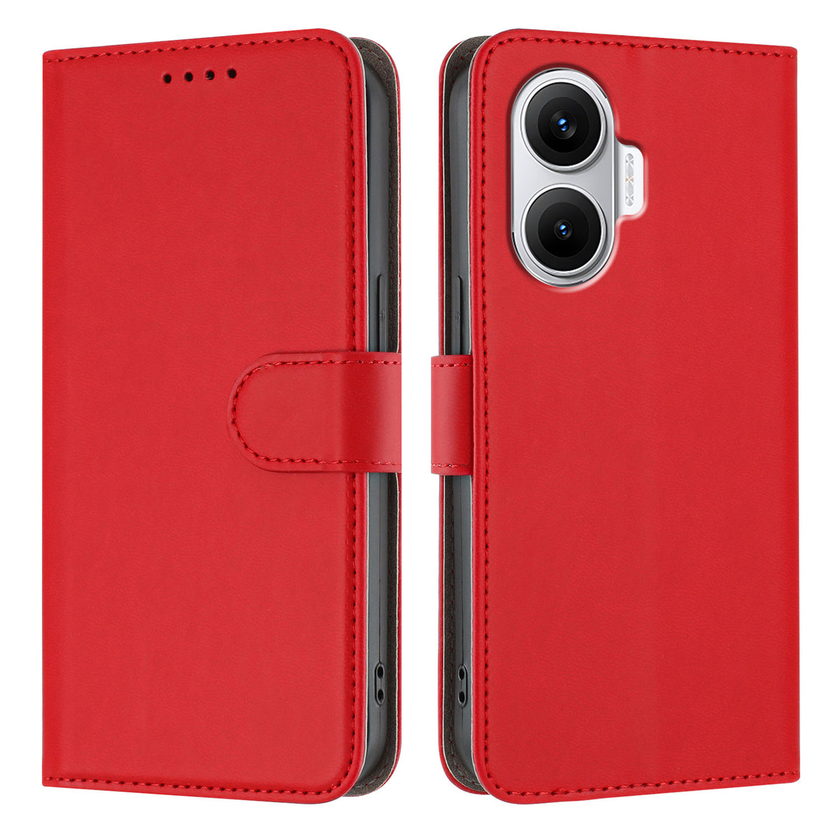 For Xiaomi Redmi Turbo 4 Pro 5G / Xiaomi Poco F7 5G Leather Case Solid Color Phone Cover with Wallet