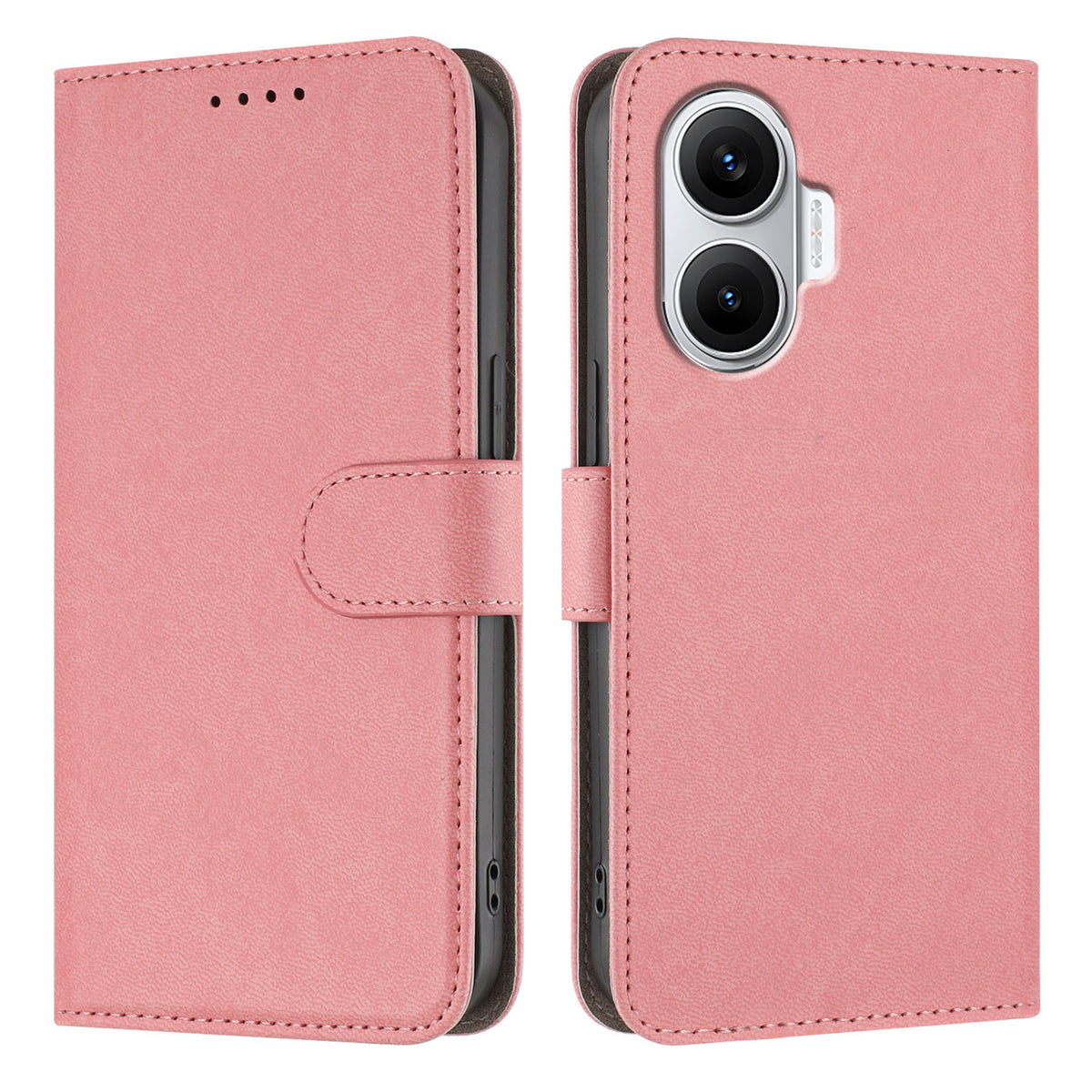 For Xiaomi Redmi Turbo 4 Pro 5G / Xiaomi Poco F7 5G Leather Case Solid Color Phone Cover with Wallet