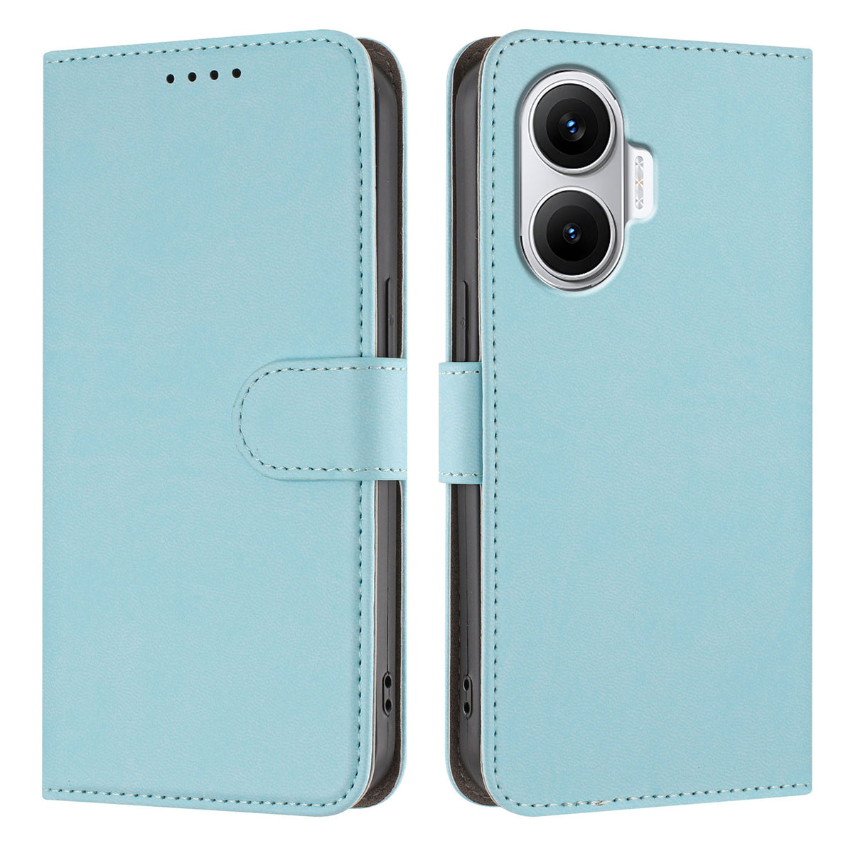 For Xiaomi Redmi Turbo 4 Pro 5G / Xiaomi Poco F7 5G Leather Case Solid Color Phone Cover with Wallet