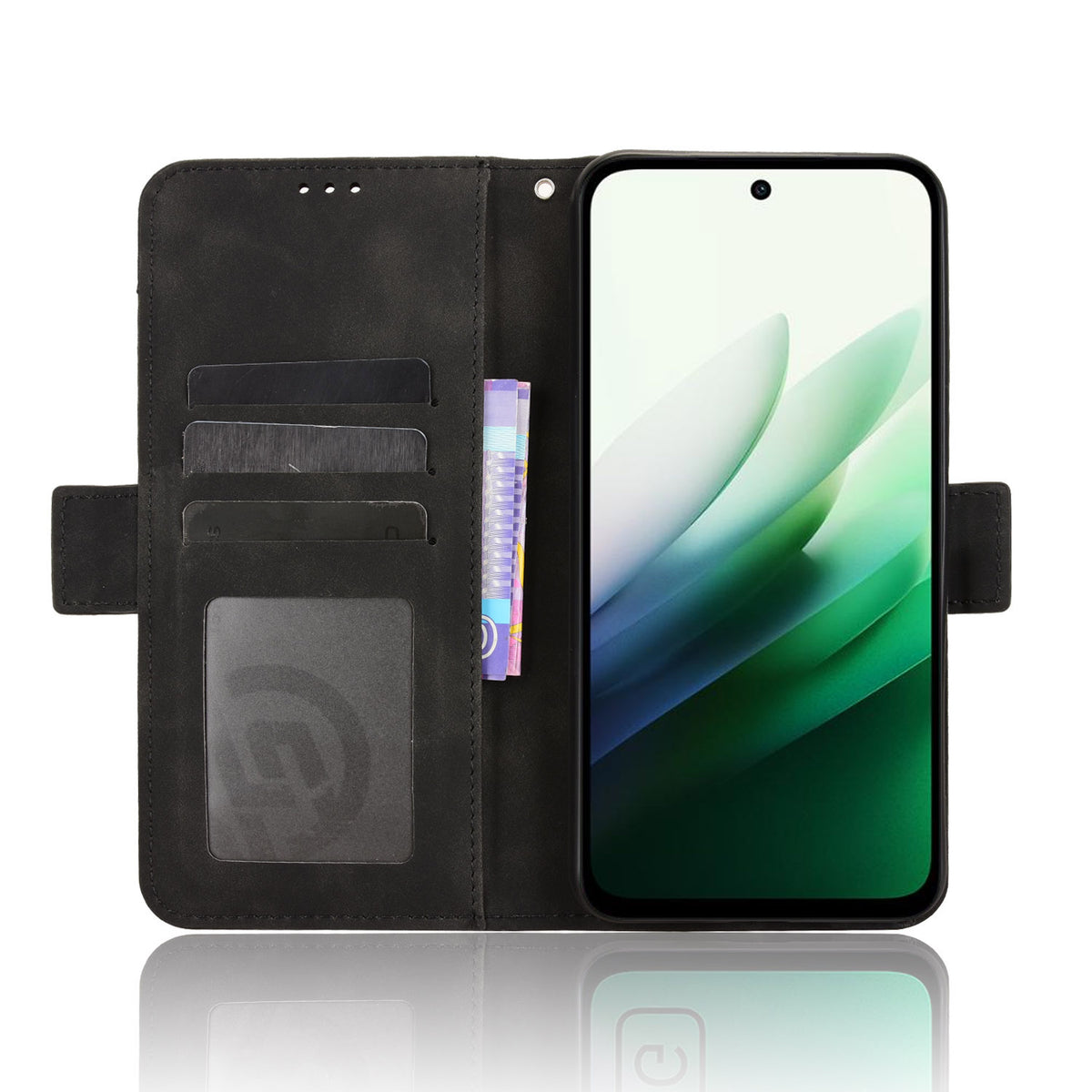 For Xiaomi Redmi 15 4G (EU) (171mm) Leather Case Phone Wallet Cover with Multiple Card Slots