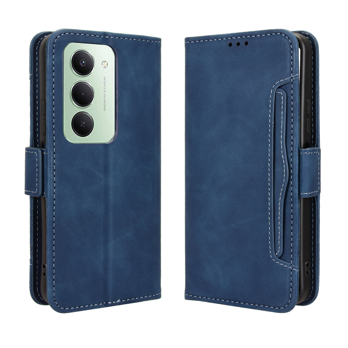For Xiaomi Redmi 15 4G (EU) (171mm) Leather Case Phone Wallet Cover with Multiple Card Slots