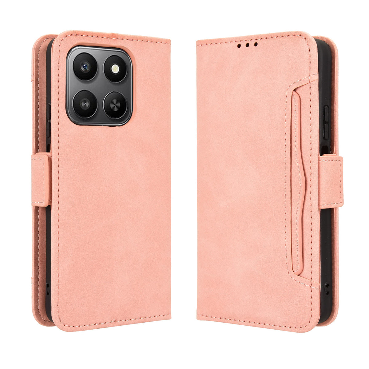For Honor 400 Smart 5G / 4G / X7d 4G Leather Case Phone Wallet Cover with Multiple Card Slots